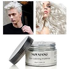 Despite having purple pigments that help cancel out the brassiness in your hair, this shampoo lathers white. Amazon Com Temporary White Hair Color Wax Efly Mofajang Instant Hairstyle Cream 4 23 Oz Hair Pomades Hairstyle Wax For Men And Women White Beauty
