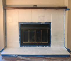 Although the label read carbon black, the colour on the wall was more grey than black. Fireplace Makeover How To Paint Tiles Including The Grout Aesthetic Interiors