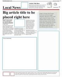 Provide students with lists of possible whos, whats, whens, and wheres. ask them to choose one item from each list and use it to write a news story. 9 Literary Journal Ideas School Newspaper Student Newspaper Newspaper Template