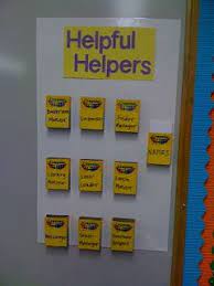 Use Empty Crayon Boxes For Job Assignments Just Write Children S Names On Sticks Or Cards And Rotate Them Helper Chart Classroom Jobs Self Contained Classroom