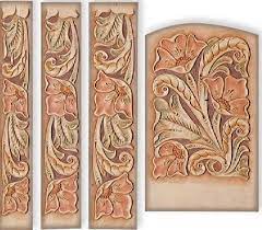 Leather working patterns leather carving. Bastel Kunstlerbedarf Eagle Belt Buckle Billfold Leather Pattern Template Craftaid Designs Canadiana Cz