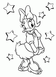 Donald duck first appeared in the movie the wise little hen in 1934. Daisy Duck Coloring Pages To Print Coloring Home