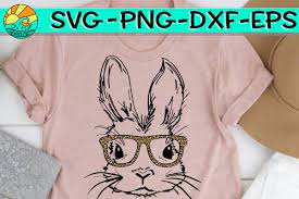 Download Bunny With Glasses Svg Png Eps Dxf 245947 Cut Files Design Bundles