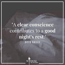A Clear Conscience Wisdom Hunters