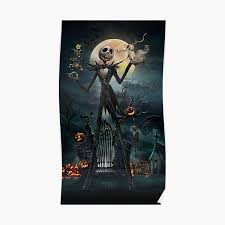 Nightmare before christmas movie poster. Nightmare Before Christmas Posters Redbubble