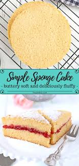 This Is A Very Simple Sponge Cake Recipe And You Probably Have All The Ingredients Already In Sponge Cake Yo Cake Recipes Sponge Cake Recipes Easy Cake Recipes