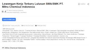 1 tahun, berpenampilan rapi dan menarik Bulan Ini Lowongan Kerja Majalengka 2020 Loker Majalengka Terbaru 2020 Job Fair Lowongan Kerja 2020 Lulusan Smk Lulusan Sma Smp