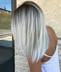 Black And White Hairstyles 2020 2018 White Hairstyles 2018 White Hairstyles Hairstyles White In 2020 White Blonde Hair Color Long Hair Color Icy Blonde Hair
