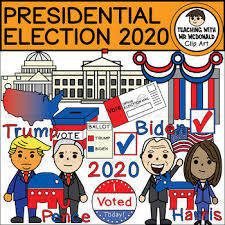 Clipart election element background clip art decorative abstract symbol decoration template banner modern pattern floral cartoon backdrop style usa america card shape flag vector cartoon united curve wallpaper states national texture flower nature ornate vote creative emblem elements retro american. 2020 Us Presidential Election Clip Art Trump Vs Biden Twmm Clip Art