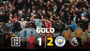 Não marcava em Anfield? Aí está o primeiro golo de Haaland na casa do Liverpool