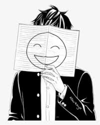 See more ideas about sad anime, anime, anime art. Hairstyle Androgynous Cool Punk Emo Sad Black Anime Boy Hd Png Download Transparent Png Image Pngitem