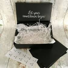 Article by a sprinkle of thyme. Wedding Countdown Gift Box Kit Groom To Be Special Advent Calendar Birthday Ebay