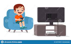 Un estudio muestra que los videojuegos pueden afectar la concentración : Nino Lindo Y Feliz Jugando Videojuego Solo Ilustracion Del Vector Ilustracion De Adolescente Blanco 164772655