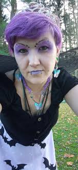 Took my daughter to a trick or treat thing and dressed up myself. Fairy  princess. 👸 ✌️🤘