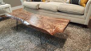 It's more than just a place to kick up your feet or place your favorite beverage. Diy Live Edge Wood Coffee Table Raw Wood Coffee Table Coffee Table Wood Wood Coffee Table Diy