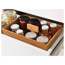 Ikea Variera Box With Handle Bamboo Drawer Dividers Kitchen Drawers Kitchen Drawer Dividers