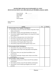 Check spelling or type a new query. Instrumen Penilaian Kemampuan Guru Rpp