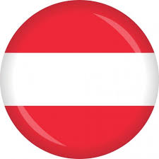 Der aufbau von österreichs flagge ist einfach: Button Osterreich Flagge O 50 Mm