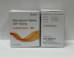 ALBENCHRIST 400 MG TABLETS at ₹ 3000/box | Albendazole Tablets in Bhandara | ID: 2858946706748