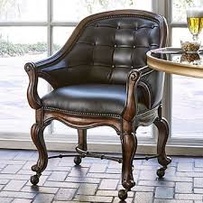 Western Style Game Chair Western Accent Chairs Jazz Up Your Poker Game With This Handsome Chair In Mahogany Fini Game Room Chairs Chair Game Table And Chairs