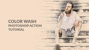 The colors you choose should contrast with one another enough that they'll both be distinguishable on the wall. Color Wash Photoshop Action Tutorial Youtube