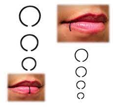 falsche piercing lippe ohne loch falsche piercing ringe 4 grossen 2 farben tattoo piercing falsche farben grosse piercing lip piercing ring piercing