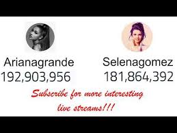 Now , not only selena gomez but other pop artists and actors have so much followers is because their fans loath after them. Ariana Grande Vs Selena Gomez Live Instagram Follower Count Youtube