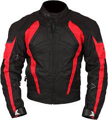 Milano Sport Mjgam0385me Gamma Motorcycle Jacket With Red Accent Black Medium Protective Gear Amazon Canada