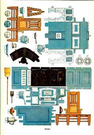Miniature Printables Paper Dollhouse Furniture Paper Doll House Paper Dolls Paper Furniture