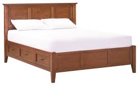 These california king sized beds combine luxurious extra space in bed with practical storage options that are perfect for stowing away extra pillows or blankets or to free up floor space ordinarily taken by an armoire so that. Whittier Wood Mckenzie California King Storage Bed Homeworld Furniture Platform Beds Low Profile Beds