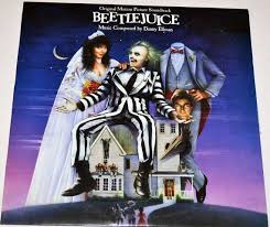Vintage Beetlejuice Soundtrack Lp Record Vinyl Danny Elfman Rare Album Beetlejuice Movie Tim Burton Films Tim Burton
