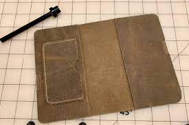 Corterleather.com making a leather journal cover every year we like to make a new leathe. How To Make A Leather Notebook Cover Weallsew