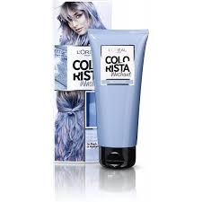 A regular or clarifying shampoo would be the best product in this situation, and ideally, you should keep washing it until enough dark dye has bled out of your hair that you're happy with the resulting hue. Blue Hair Colorista Wash Out Hair Coloring By L Oreal Paris