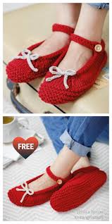 Women's sweater patterns, crochet sweater patterns. Knit Ballerina Slippers Free Knitting Patterns Knitting Pattern