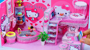 Hello kitty bedrooms delight wow. Diy Miniature House 10 Minute Diy Miniature Crafts 26 Youtube