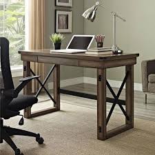 Costco Wholesale Home Office Design Rustic Desk Grey Wood Desk