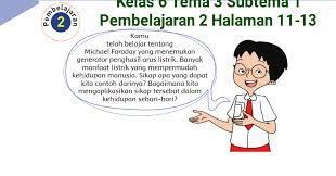 Kunci Jawaban Buku Tematik Tema 3 Kelas 6 Halaman 11 12 13 Koesrow