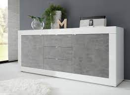 Spedizione Gratuita Credenza Moderna Madia Di Design 2 Ante E 3 Cassetti Bianco E Cemento A 289 Https Www Zenzeroshop It Cr Furniture Home Decor Decor