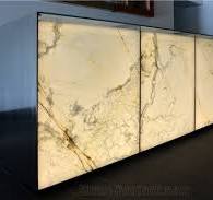 White Artificial Stone Translucent Backlit Tile Wall Panel,Glass Alabaster  Stone Kitchen Wall Covering,Transtones Customized from China - ...