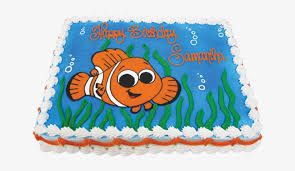 We sculpted this cake in the shape of a fish. Clown Fish Birthday Cake Png Image Transparent Png Free Download On Seekpng