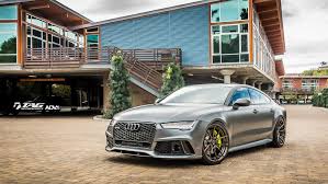 Gorgeous Flat Gray Audi Rs 7 Put On Classy Adv1 Rims Audi Audi Rs Audi Rs7 Sportback