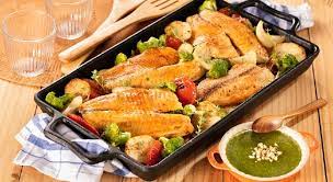 File De Tilapia Assada Com Legumes Ao Pesto De Manjericao Minha Receita Seara