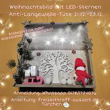 Be filled with woe as you open each advent door to one of pechkek's misfortune cookies, which are guaranteed to spread festive gloom. Weihnachtsbild Mit Led Sternen Freizeittreff Auszeit