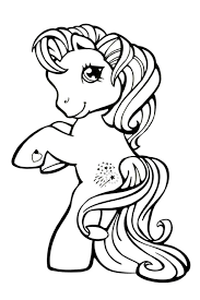 Print and color rainbow dash all day long. Original My Little Pony Coloring Pages