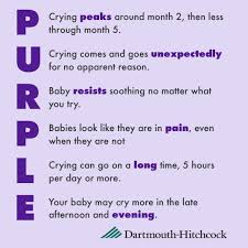 If You Have A New Baby It Probably Cries A Lot Right There S A Term For That The Period Of Purple Cry New Baby Products Baby Crying Period Of Purple Crying