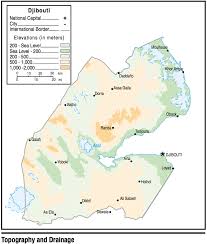 It has small coastline with red sea and gulf of aden in the east. Djibouti Maps Perry Castaneda Map Collection Ut Library Online