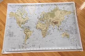 Ikea Premiar Atlas Large 78 X 55 World Map No Frame 701 194 30 Picture Canvas Ikea Canvas Ikea Premiar Canvas Pictures