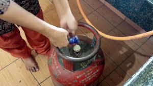 Check that the stove's gas valve is in the off position. How To Install Gas Stove With Gas Cylinder Youtube
