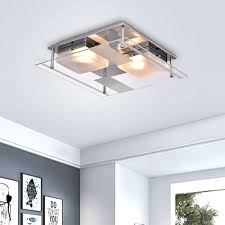 Shop Lucia Chrome 2 Light Square Frosted Glass Flush Mount Ceiling Light Overstock 28121651