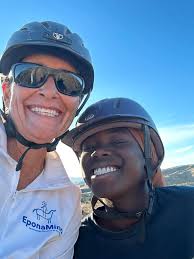 Day two of Beyond the Gates!!! Thanks to this fantastic crew for being  willing to get up early to ride before the heat, for being supportive of  each other and for giving